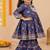 Purple anarkali sharara set