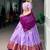 lavender cotton silk plain lehenga choli