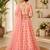 pink net embroidered lehenga choli