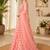 pink net embroidered lehenga choli