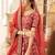 red art silk embroidered lehenga choli