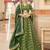 green art silk embroidered lehenga choli