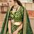 green art silk embroidered lehenga choli