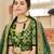 green art silk embroidered lehenga choli