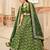 green art silk embroidered lehenga choli