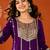 Embroidery Vichitra Silk Fabric Straight Kurta Sharara and Dupatta Set