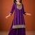 Embroidery Vichitra Silk Fabric Straight Kurta Sharara and Dupatta Set