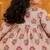 Floral anarkali suit set