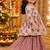 Floral anarkali suit set
