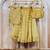 mustard silk blend plain lehenga choli