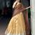 beige silk blend plain lehenga choli