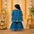 Block print anarkali set