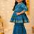Block print anarkali set