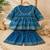 Block print anarkali set