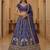 Light Purple Silk Blend Embroidered Festive Lehenga Choli Set