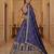 Light Purple Silk Blend Embroidered Festive Lehenga Choli Set