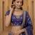 Light Purple Silk Blend Embroidered Festive Lehenga Choli Set