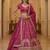 Pink Silk Blend Embroidered Designer Lehenga Choli Set