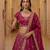 Pink Silk Blend Embroidered Designer Lehenga Choli Set