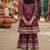 Jaal butta anarkali set