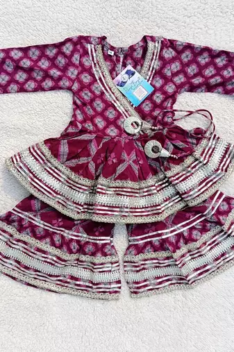 Jaal butta anarkali set