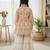Screen print anarkali suit