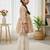 Screen print anarkali suit