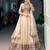 Beige Silk Blend Embroidered Designer Lehenga Choli Set