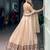 Beige Silk Blend Embroidered Designer Lehenga Choli Set