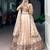 Beige Silk Blend Embroidered Designer Lehenga Choli Set