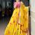 Yellow Georgette Printed Festive Sangeet Lehenga Choli Set