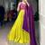 Olive Rayon Plain Traditional Party Wear Lehenga Choli Set