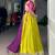 Olive Rayon Plain Traditional Party Wear Lehenga Choli Set