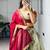 Beige Silk Blend Plain Traditional Wedding Lehenga Choli Set