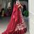 Maroon Silk Blend Printed Traditional Wedding Lehenga Choli Set