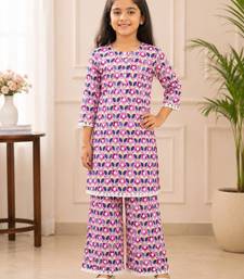 floral girls palazzo set