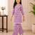 floral girls palazzo set
