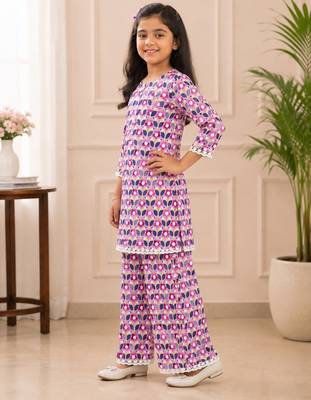 floral girls palazzo set 4