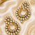 Aabha Crescent Kundan Earrings