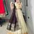 Off-White Silk Blend Woven Traditional Wedding Lehenga Choli Set