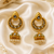 Gold Meenakari Premium Kundan Jhumka