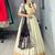 Off-White Silk Blend Woven Traditional Wedding Lehenga Choli Set