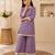 Purple girls palazzo set