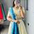 Off-White Silk Blend Woven Festive Sangeet Lehenga Choli Set