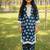 Blue block print palazzo set