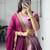 Pink Silk Blend Printed Kalamkari Traditional Sangeet Lehenga Choli Set