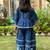 Blue floral palazzo set