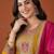 Embroidery Vichitra Silk Fabric Flared Anarkali Pant and Dupatta Set