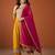 Embroidery Vichitra Silk Fabric Flared Anarkali Pant and Dupatta Set