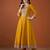Embroidery Vichitra Silk Fabric Flared Anarkali Pant and Dupatta Set